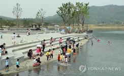 호수욕장으로 변모한 세종호수공원