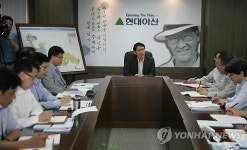 현대아산 남북경협재개 추진 현안점검 회의