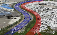 울산대교 공사로 아산로 통행 우회도로 이용