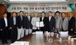 수원문화재단-경기대, 업무협약 체결