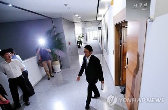 시장 비서실에서 항의 온 검사