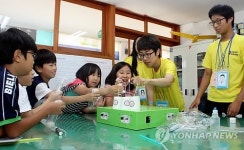 인하대생들, 춘천 상천초교에서 2년 만에 발명캠프