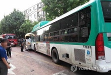 부천서 시내버스 차량 7대 들이받아…9명 부상
