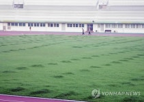 <카메라뉴스> 평택 종합운동장 잔디구장 신음