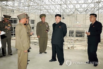北 김정은, 문수물놀이장 건설장 시찰