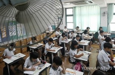 무더위 속 개학