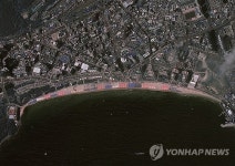 아리랑 3호가 촬영한 해운대의 여름