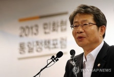 류길재 장관, 민화협 초청 강연