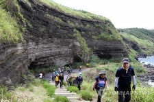 세계지질공원 제주 수월봉 걸어요