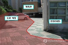 울산북구, 학교부지에 소방도로 개설 마찰