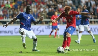 <한·아이티축구> '손세이셔널' 손흥민 