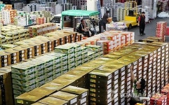 추석 대목 활력 넘치는 농산물도매시장