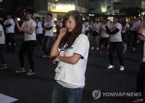 현직·예비 간호사들 나라사랑 플래시몹