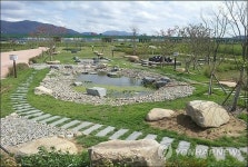 부산국토청, 양산 낙동강 둔치에 마음정원 준공