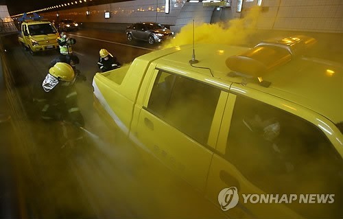 수도권제1고속도로 일산 방향 사패터널 차량 화재, 교통에 영향 준 사태
