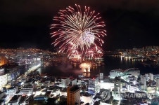 영도다리 재개통 기념 불꽃쇼