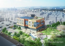 수원시 버드내 도서관 조감도