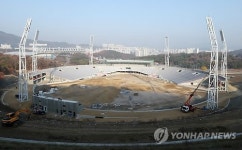 울산야구장 공정 80%…내년 4월부터 프로야구 경기