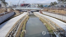 새롭게 단장된 세종시 방축천