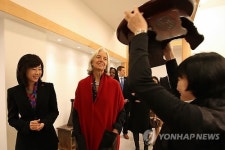 조윤선 장관과 라가르드 총재