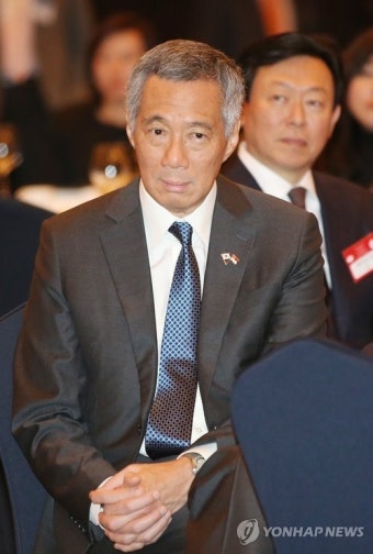 경제4단체 간담회 참석한 리셴룽 싱가포르 총리