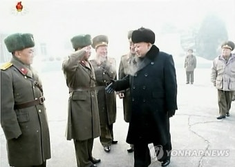 北 김정은,군부대 지휘부 시찰