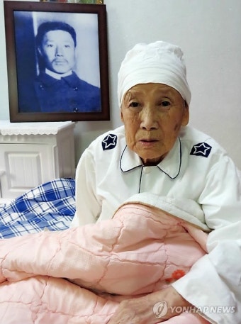 안중근 의사 조카며느리 안노길 할머니