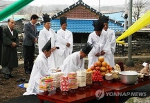 남원 보절 천연기념물 느티나무 당산제