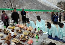 남원서 천연기념물 지리산 천년송 당산제