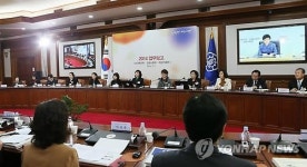 화상회의로 진행된 업무보고