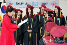 정선 함백여중·고 마지막 졸업식
