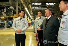 정몽구 회장, 유럽 현지공장 점검