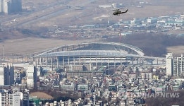 계양산 정상에서 바라본 2014인천AG 주경기장