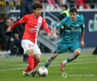 구자철·박주호 선발…독일축구 마인츠 역전승