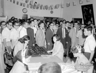 1965년 인천전신전화국 자동전화 개통식