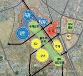 수원공군비행장 개발 계획도