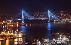 밤 바다 밝히는 부산항대교