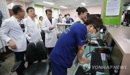 <여객선침몰> 긴박한 목포한국병원 응급실