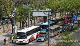 관광버스 주차 지도