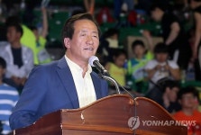 축사하는 정몽준 새누리당 서울시장 후보