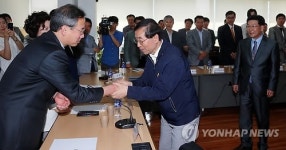박원순 후보, 서울택시운송사업조합 방문