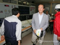 서울화력발전소 방문한 정몽준 후보