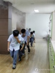 삼척 삼일중학교 화재 대피 훈련
