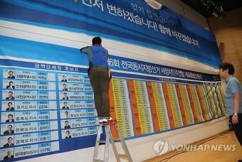 새정치민주연합 선거상황실 설치