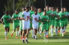 <월드컵2014> 훈련하는 알제리 대표팀