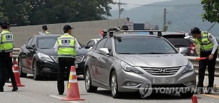 계속되는 금수원 주변 차량 검문검색