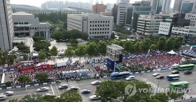 <월드컵 2014> 가득메운 영동대로