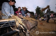 보리타작