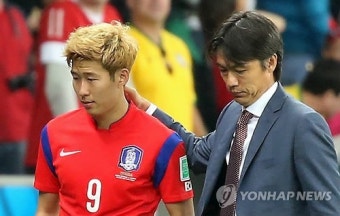 <월드컵2014> 홍명보 감독과 손흥민