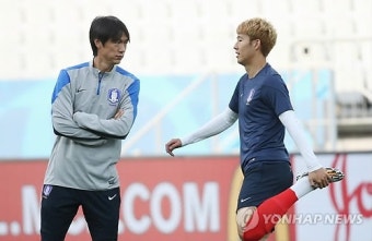 <월드컵2014> 결전 앞둔 홍명보 감독과 손흥민